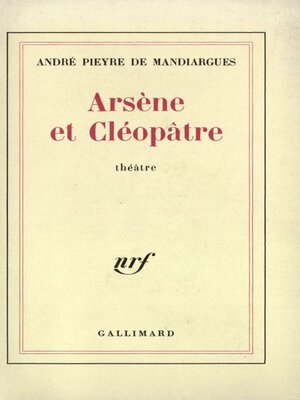 cover image of Arsène et Cléopâtre